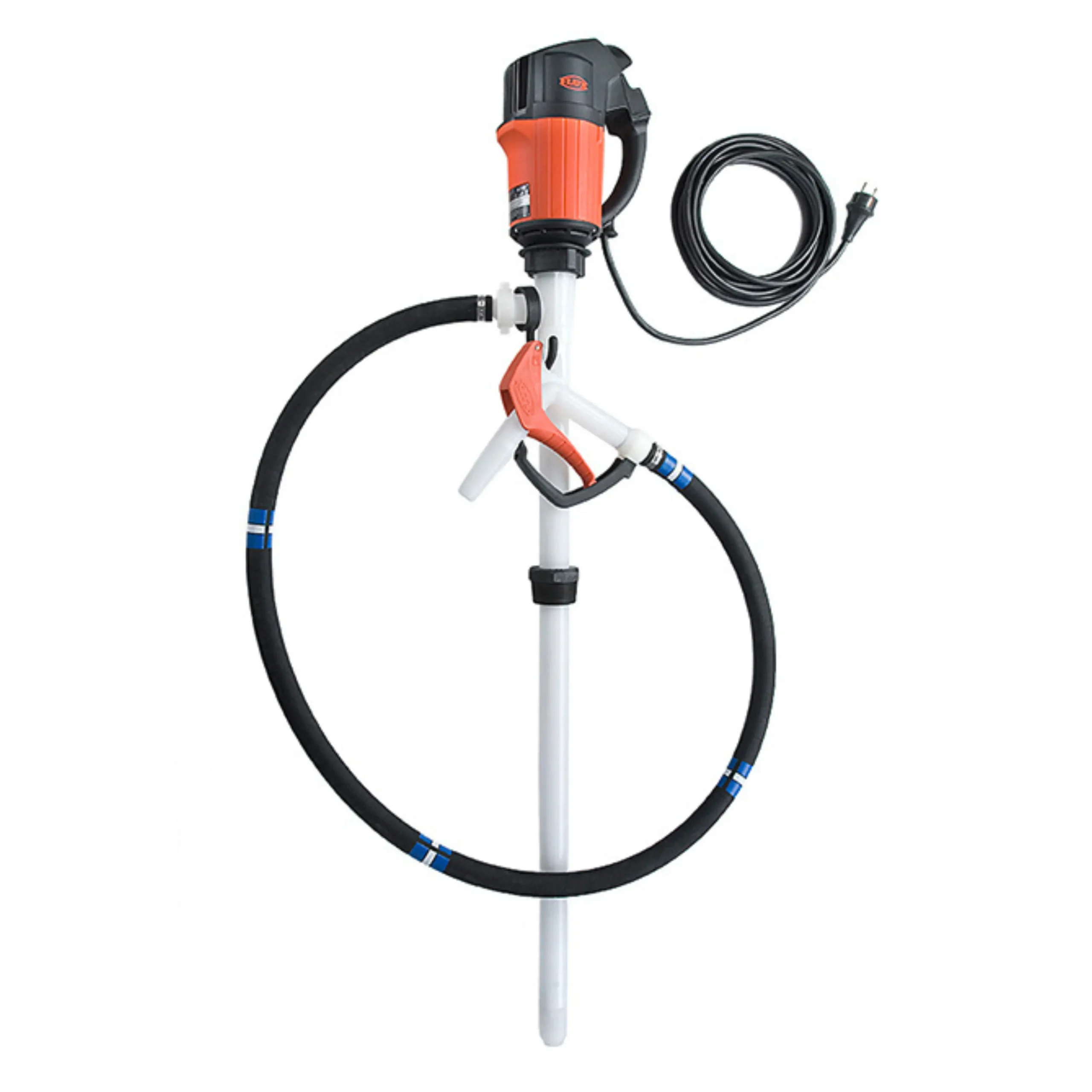Drum pump for corrosive liquids